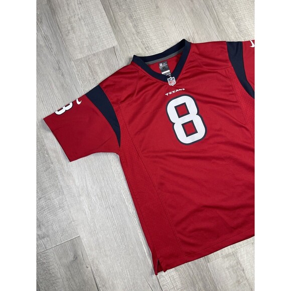 NIKE ON FIELD NFL FOOTBALL HOUSTON TEXANS 8 MATT SCHAUB JERSEY Youth XL (T) - Picture 2 of 8
